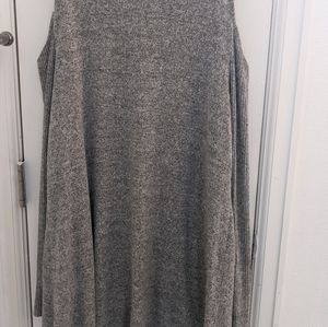 iZ Byer large gray sweater dress